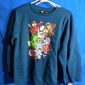 Brand New   Lot of 2 Mad Engines Marvel Long Sleeve T-Shirts (Youth Extra Large)