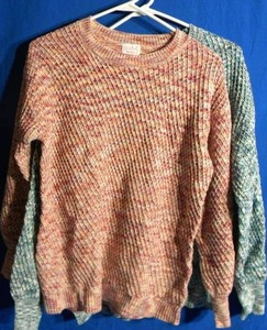 Brand New Lot of 2 Isabel Maternity by Ingrid & Isabel Multi-Color Sweaters (Size Medium)