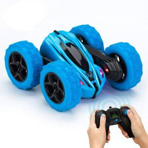Brand New - Open Box Item   CIS 124-Scale Remote-Control Off-Road Stunt Car - Blue