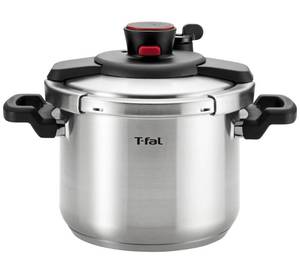 Brand New - Open Box Item   T-fal Clipso 6-Qt. Stainless Steel Pressure Cooker