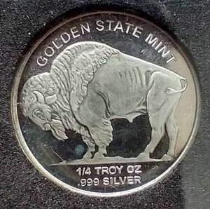 14 oz. Buffalo Silver Round