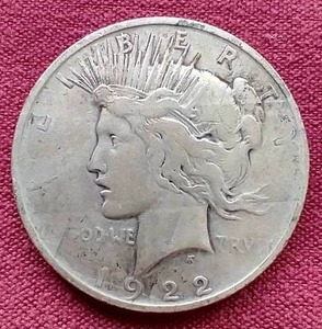 1922-D Peace Dollar