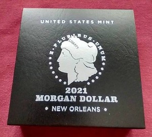 2021-O Morgan Dollar With Box & Paperwork