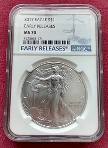 2017 American Silver Eagle - MS70