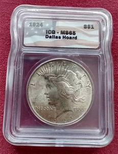 1924 Peace Dollar - ICG MS65