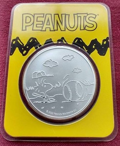 Licensed 1 oz. Peanuts Silver Round