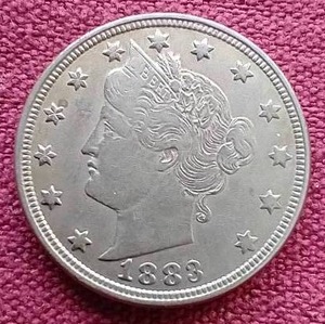 1883 No Cents V Nickel