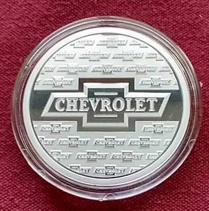 Licensed Chevrolet 1 oz. Silver Round