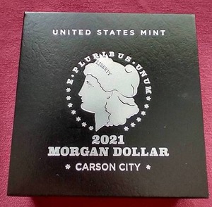 2021-CC Morgan Dollar With Box & Paperwork