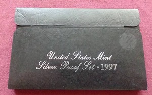 1997 U.S. Mint Silver Proof Set - Missing Dime