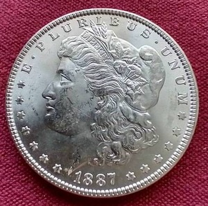 1887 Morgan Dollar