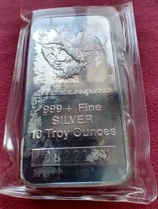 10 oz. Engelhard Silver Bar