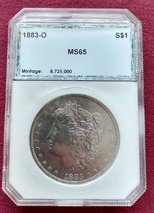 Slabbed 1883-O Morgan Dollar
