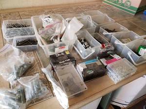 lot 27 image: Containers of Misc. Fasteners