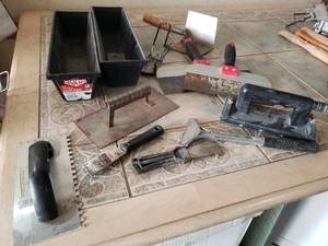 lot 62 image: Drywall and Grout Trowels