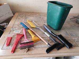 lot 64 image: Window Scrapers and Brushes