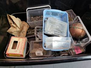 lot 77 image: Tote of Misc. Fasteners