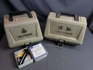 lot 83 image: Vintage Craftsman Tool Cases