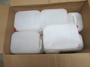 10 Large Plastic Jugs...