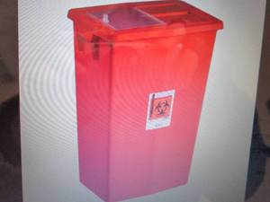 5 ea Covidien 12 GALLON RED MULTI-P...