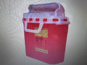Case of 20 5.4 Quart Red BD Sharps ...