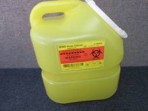 6 each Chemotherapy Waste Container...
