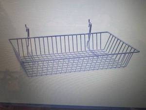 Case of 6 Wire Baskets Chrome - 24 ...