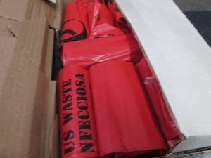 Approx 225 - 24x24 10 Gallon Biohaz...