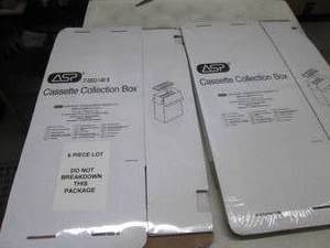 2- 6pks ASP Cassette Collection Box...