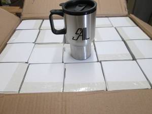 Case of 40 Metal Sail Travel Mugs...