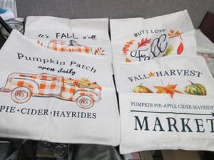 3- 4pks Fall Pillow Covers 18x18 in...