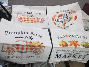 3- 4pks Fall Pillow Covers 18x18 in...
