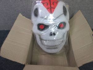 2 Halloween Skull Lamp Shades...