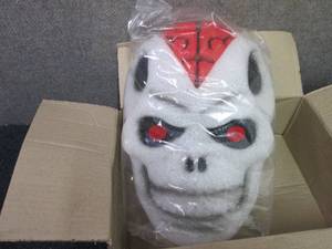 2 Halloween Skull Lamp Shades...