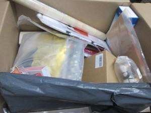 Box of Assorted Small Overstock Ite...