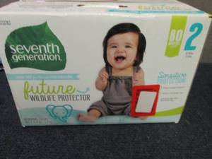 Size 2 -80ct Seventh Generation Dia...