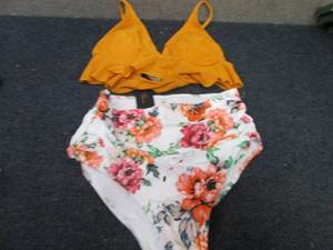 Ladies Small High Waist Swimming Su...