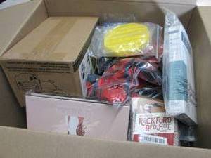 Box of Assorted Small Overstock Ite...