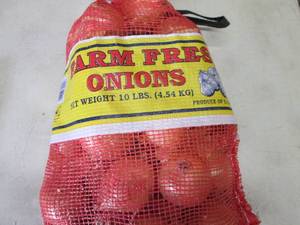 10 lbs Farm Fresh Onions...