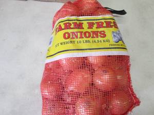 10 lbs Farm Fresh Onions...
