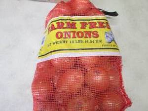 10 lbs Farm Fresh Onions...