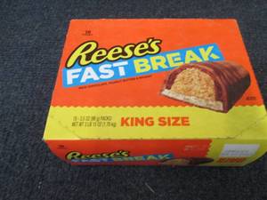 18- 3.5 oz Reeses Fast Break Bars...