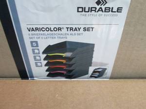 DURABLE VARICOLOR Stackable 5 Lette...