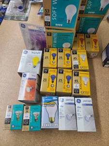 Various Types of Light Bulbs