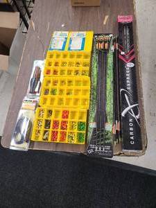 Sporting Lot Arrows and fishing Lures