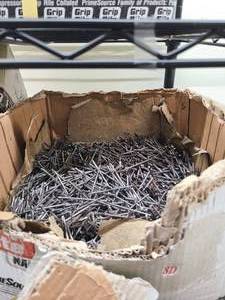 2-12 Finish Nails Rest of box