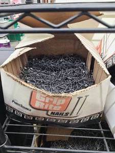 1-58 Bright Ring Shank Drywall Nails rest of box