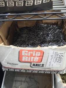 4d 1-12 Bright Finish Nails rest of box