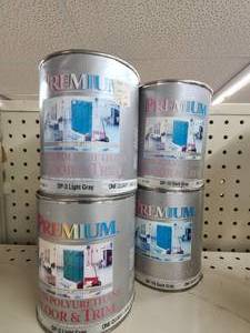 Floor and Trim Paint - Light & Dark Grey