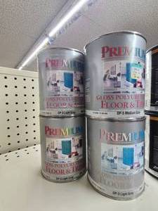 Floor and Trim Paint - Medium & Light Grey